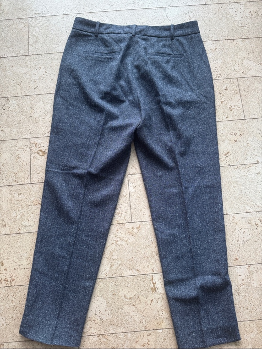 Woman’s Navy Blue Dress Pants - Classic Tailored Fit - Picture 4 of 6